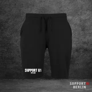 Shorts Support 81 Berlin Schwarz