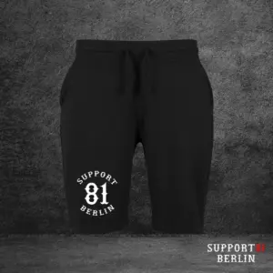 Shorts Support 81 Berlin Round Schwarz