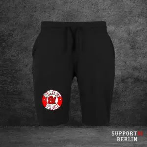 Shorts Support 81 Berlin Round Schwarz