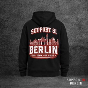 Hoodie Our Town Our Pride Schwarz