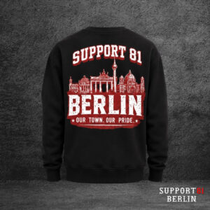 Pullover Our Town Our Pride Schwarz