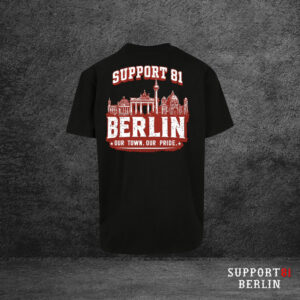 T-Shirt Our Town Our Pride Schwarz